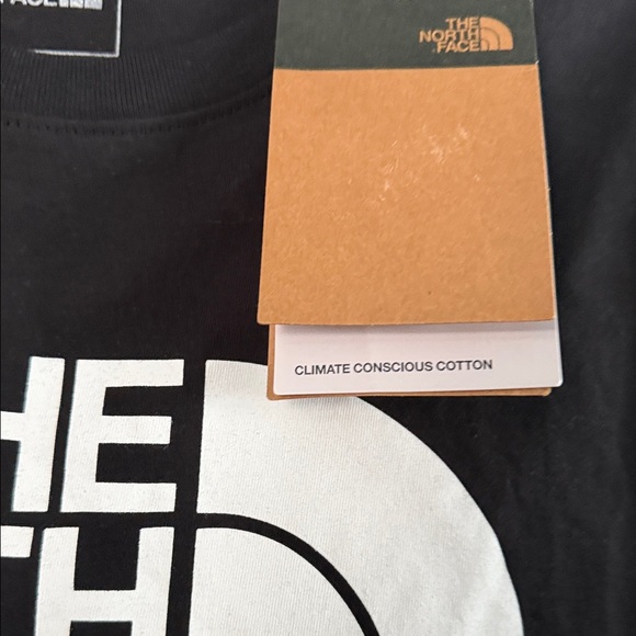 The North Face Black Tee with White Logo Womens size Medium NWT - Picture 3 of 4